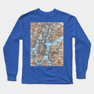 Lago di Lugano, Italia / Italy Long Sleeve T-Shirt